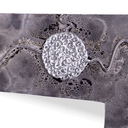 Espejo artesanal Universo