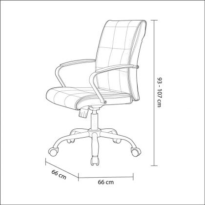 Silla de oficina Colonial