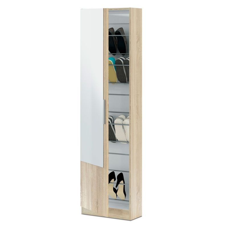 Zapatero Kristal 1 puerta