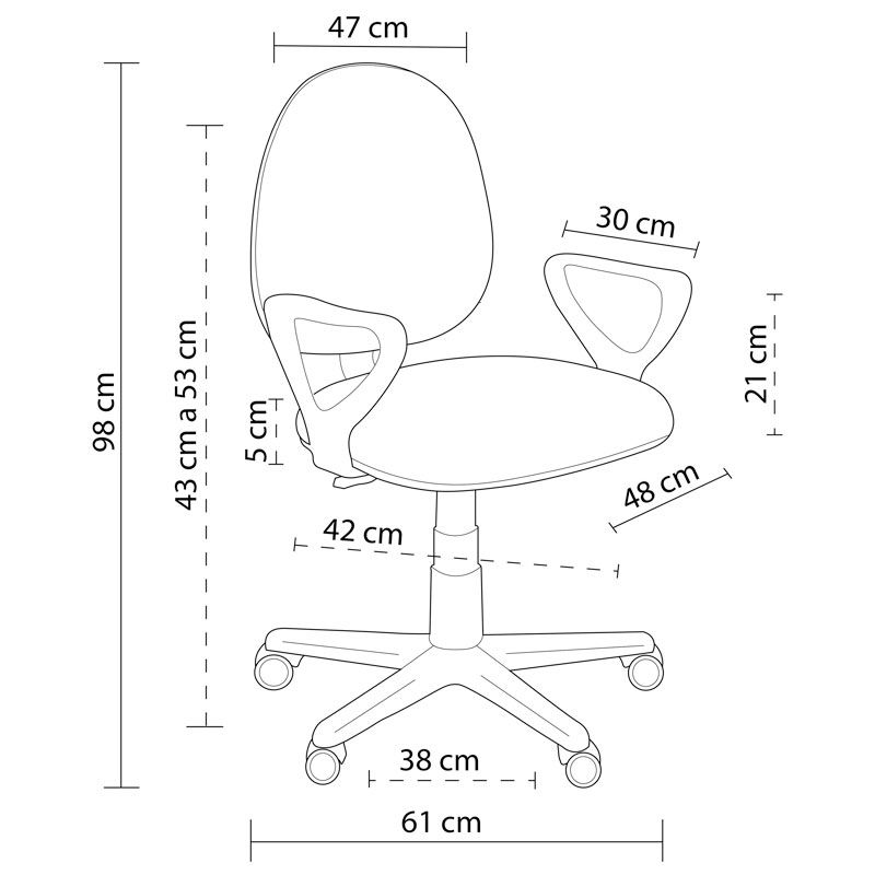 Silla de oficina Danfer