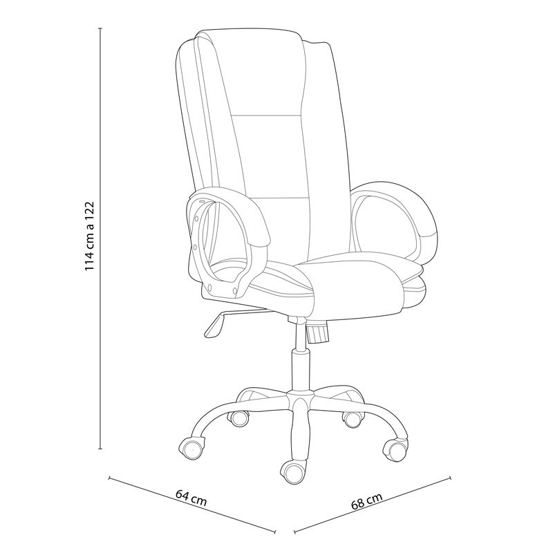 Silla de oficina Atlas