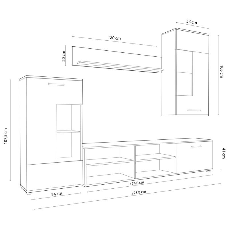 Mueble de comedor Antígona