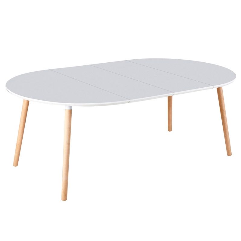 Mesa circular extensible Nordika