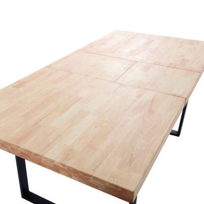 Mesa de comedor extensible Natural