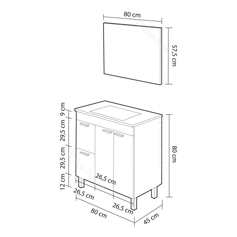 Mueble de baño Aktiva