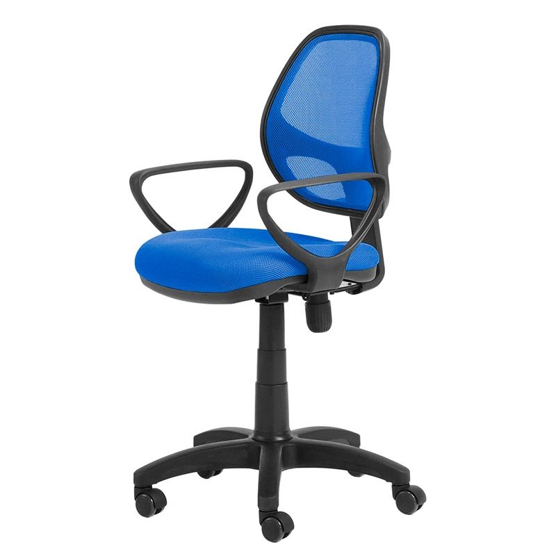 Due-home Silla de escritorio silla infantil malla 3D color azul 