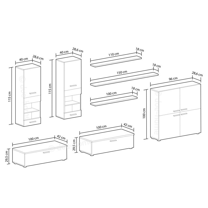 Mueble de salón Beta