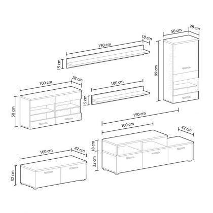 Mueble de salón Alfa