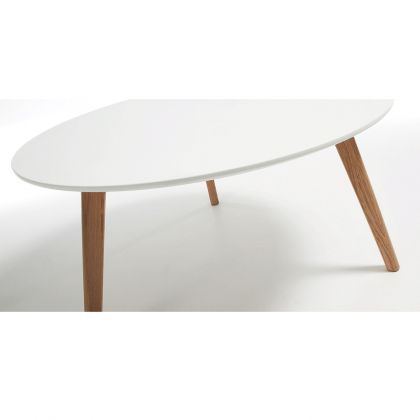 Mesa de centro Kirb blanca