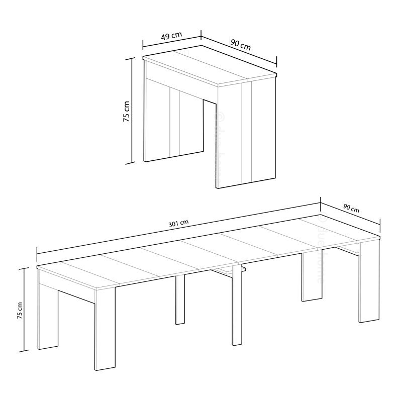 Mesa consola Épsilon
