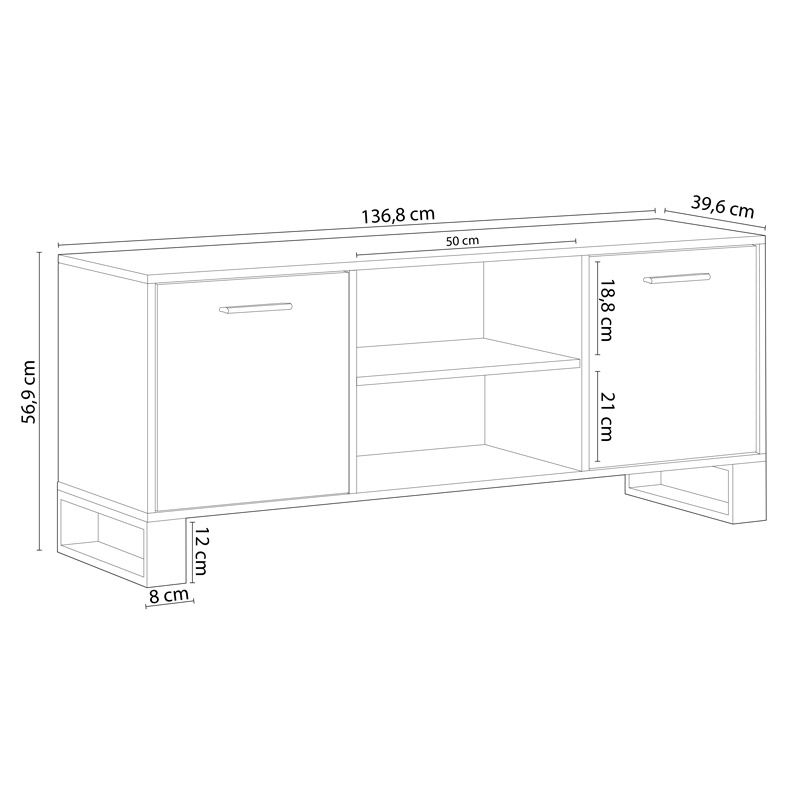 Mueble TV Raw 140