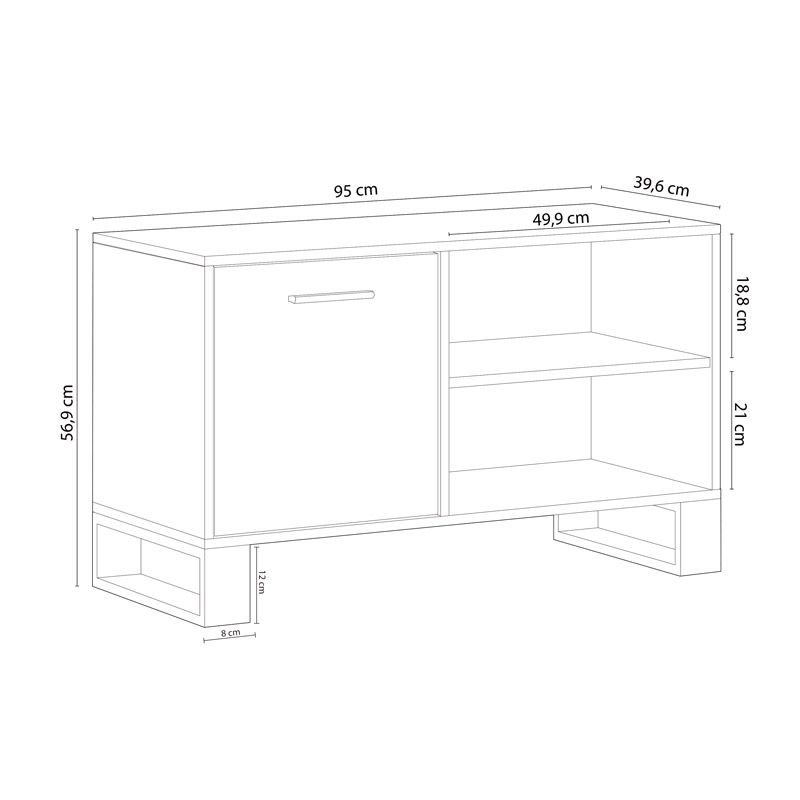 Mueble TV Raw 100