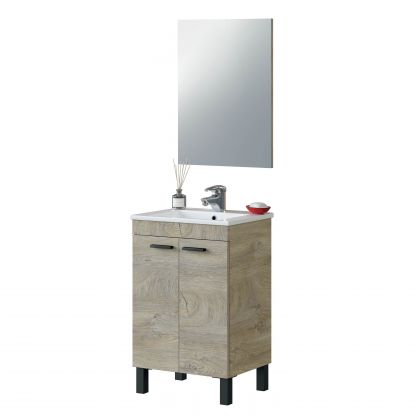 Mueble de baño 50 2p + espejo