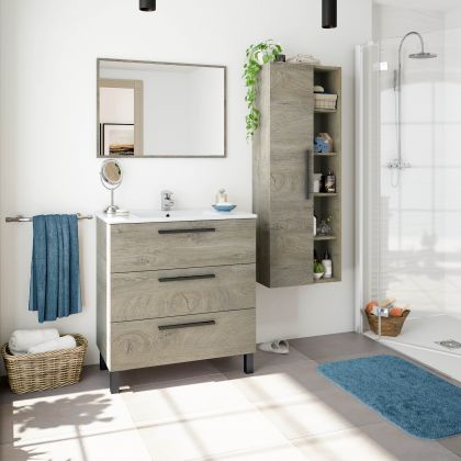 Mueble de baño Athena 3 cajones + espejo