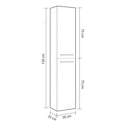 Columna de baño suspendida 2P