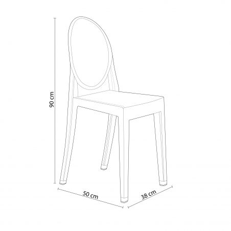 Pack 4 sillas de comedor Vinci