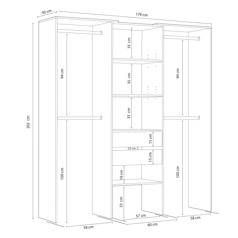 Armario vestidor Dress
