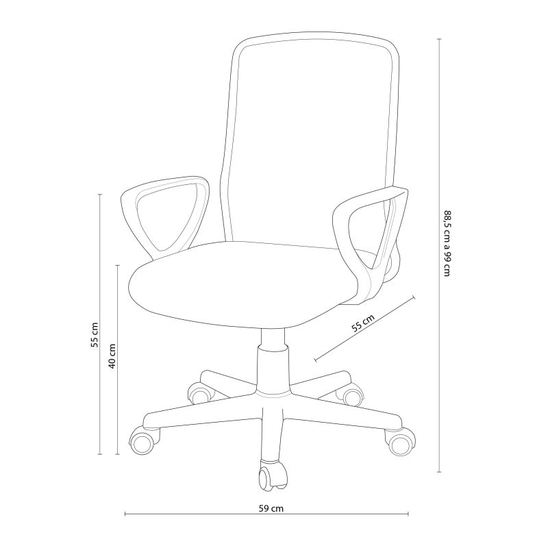 Silla de oficina Coco