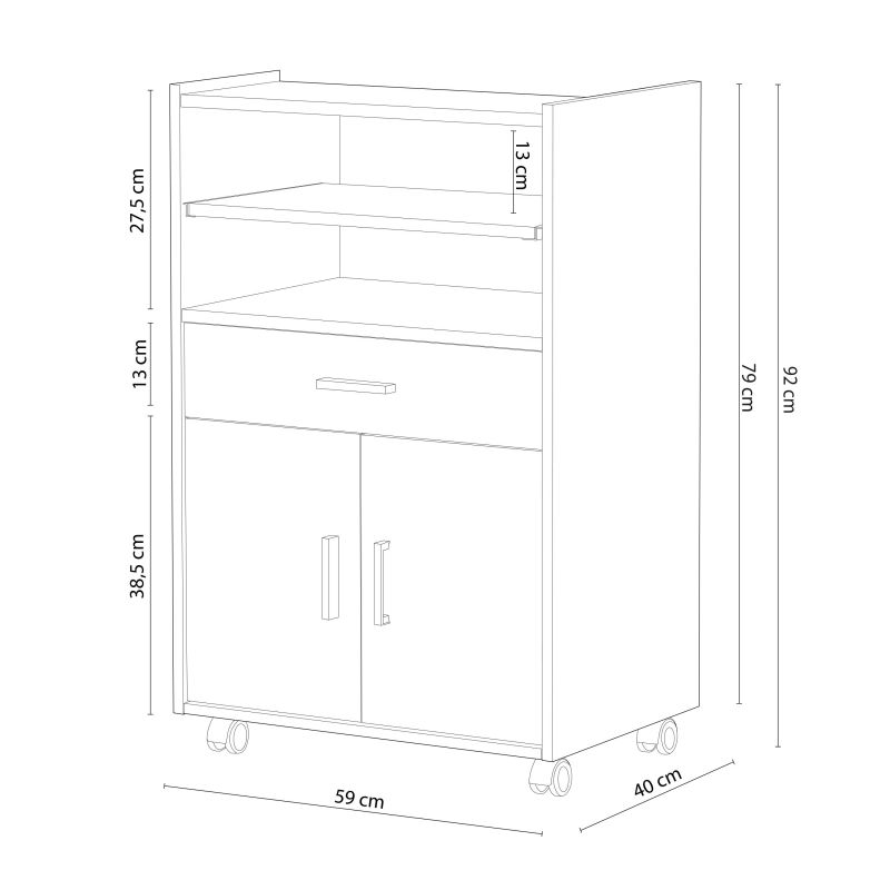 Mueble microondas Basic