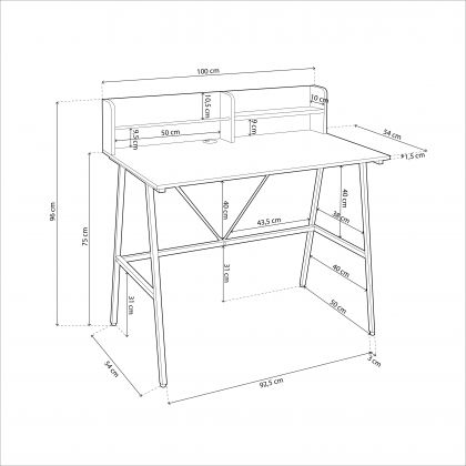 Mesa de estudo de nível