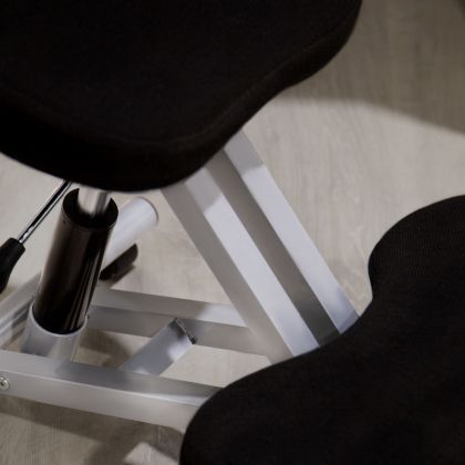 Silla ergonómica Ergochair negro aluminio