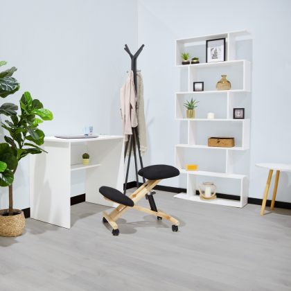 Silla ergonómica Ergochair negro madera de haya