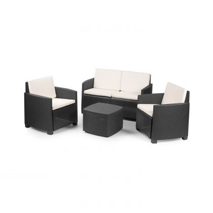 Lot de 2 fauteuils-sofa Lani