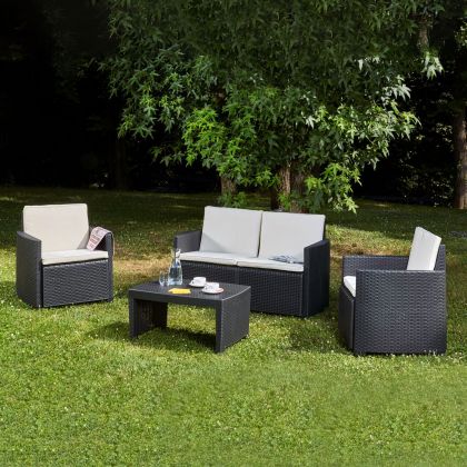 Lot de 2 fauteuils-sofa Lani