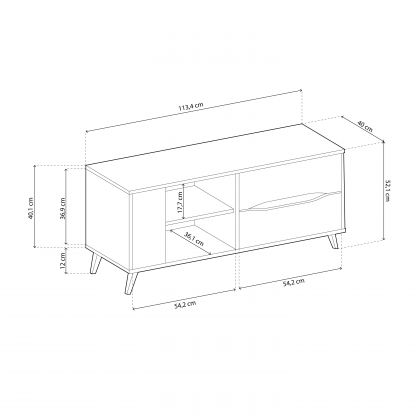 Meuble TV Lizz 110