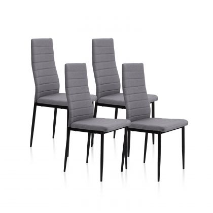 Pack 4 sillas de comedor Niza tejido