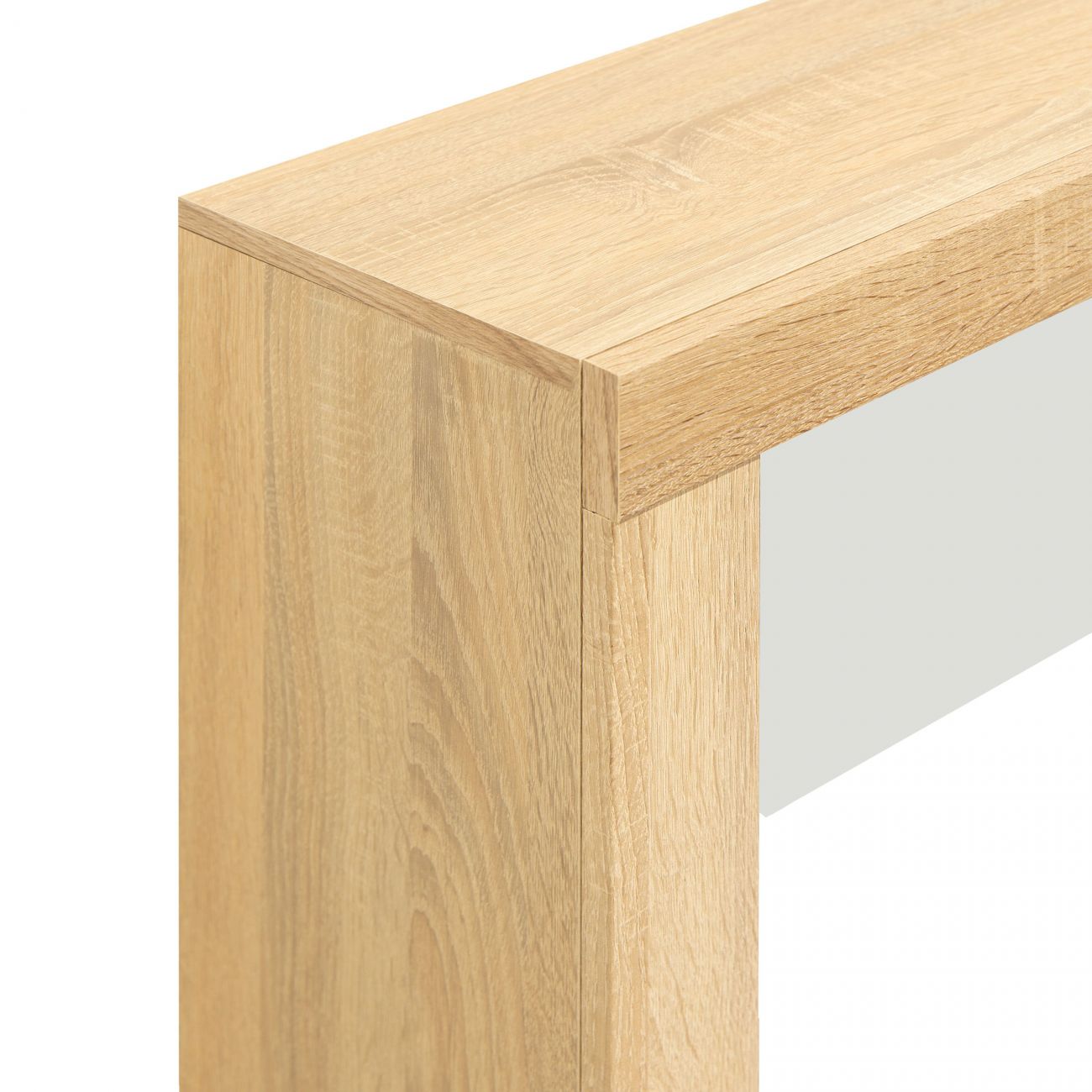 ▷ MUEBLE PARA RECIBIDOR con espejo y panelado de madera