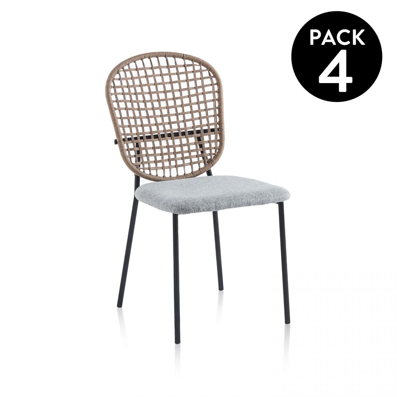 ▷ Pack 4 sillas de comedor String