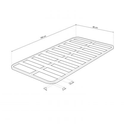 Estrado de ripas RX Silver