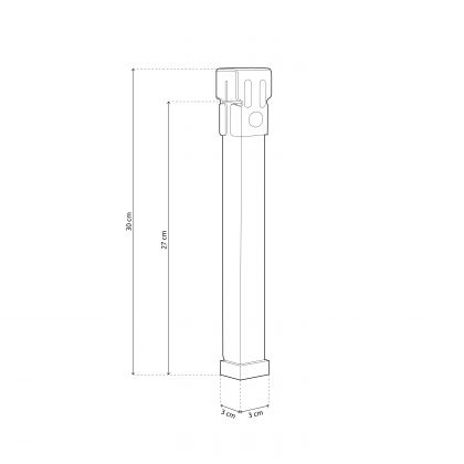Conjunto de pernas para estrado de cama