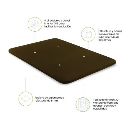 Base tapizada Air 3D