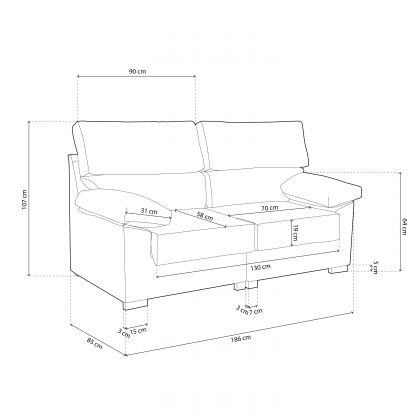 Sofa Easy 186