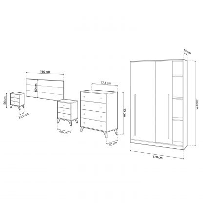 Dormitorio Iconic 4C Plus