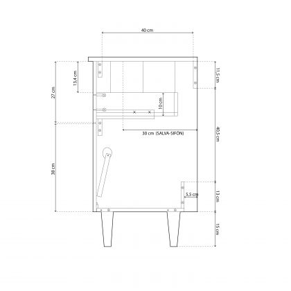 Pack de baño Opera 80 + Columna de baño