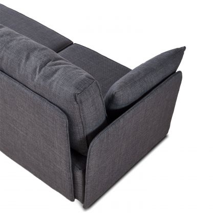 Sofá modular de 3 lugares com chaise longue e apoios de braços Cubiq