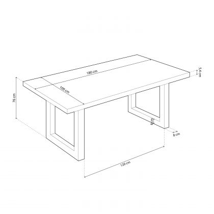 Table à manger Loft 180