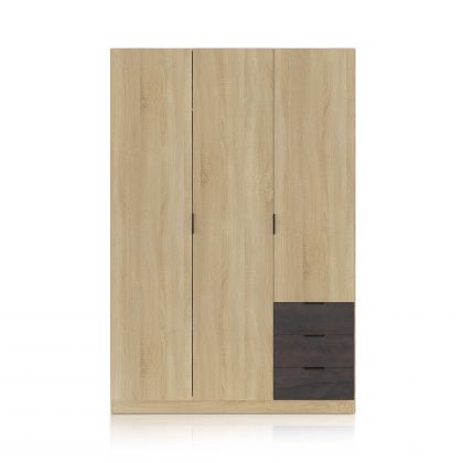 Armoire Hexa 3 portes 3 tiroirs