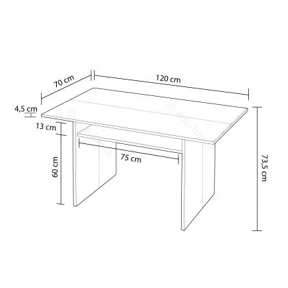 Mesa de consola extensível Tavolo