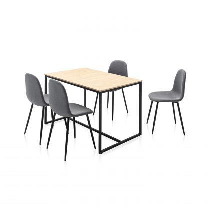 Conjunto de 4 cadeiras de jantar Hall