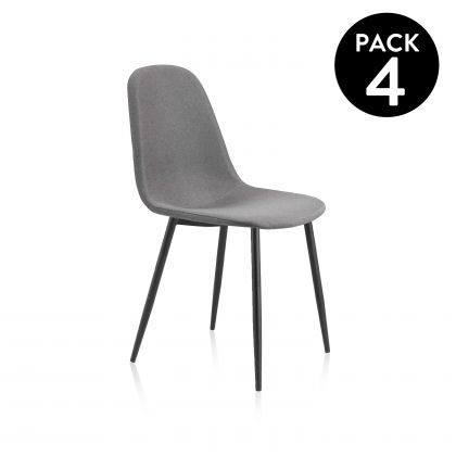 Pack 4 sillas de comedor Hall