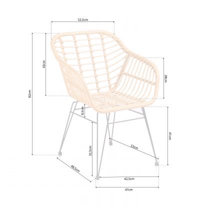 Pack 2 sillas de exterior Zaza