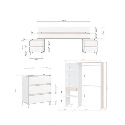 Dormitorio Ezra 3C Plus V2