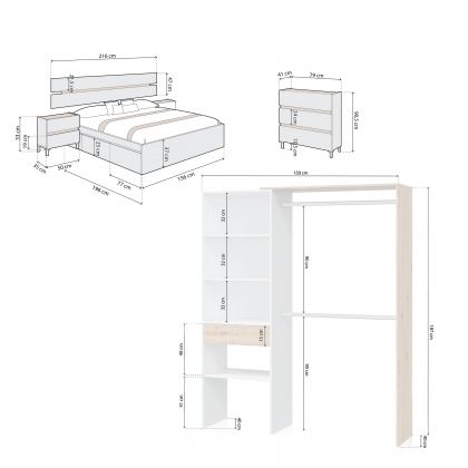 Dormitorio Ezra 3C Max V2