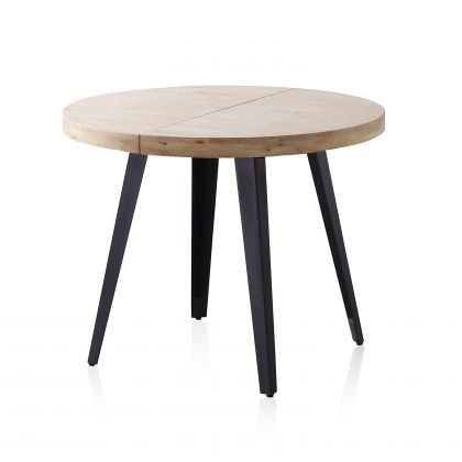 Mesa redonda extensível Berg 80-160