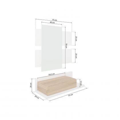 Mueble recibidor Milo