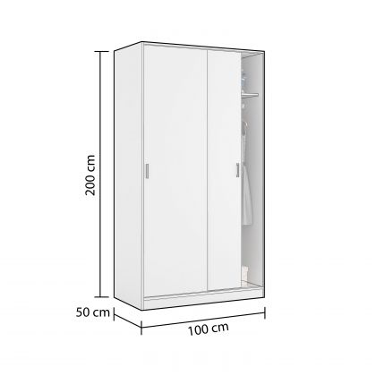 Armario Lenor 2 Puertas Correderas
